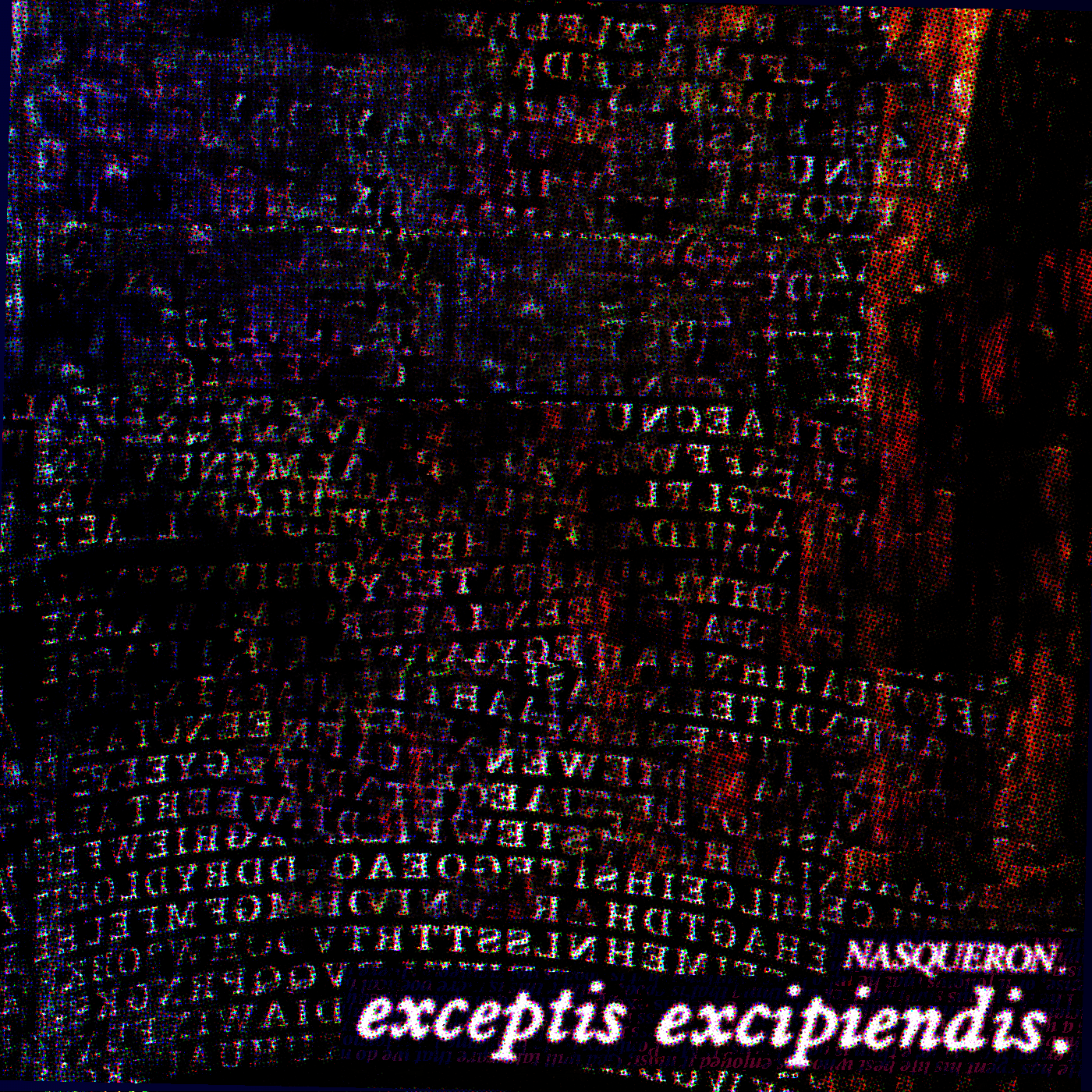 Artwork for <i>Exceptis Excipiendis</i>, an album by Nasqueron