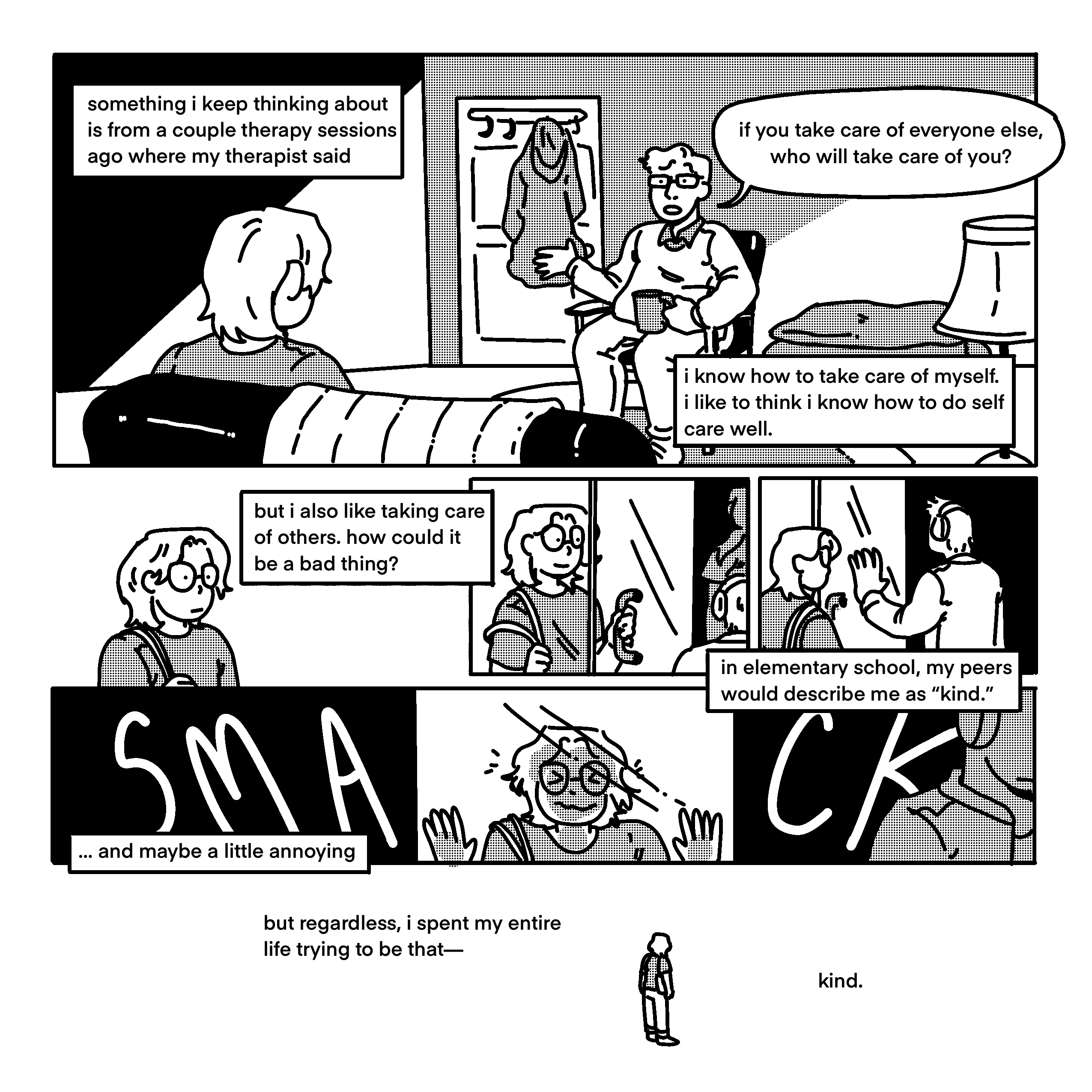 Excerpt from <i>My Own Hero</i>, a short autobiographical comic