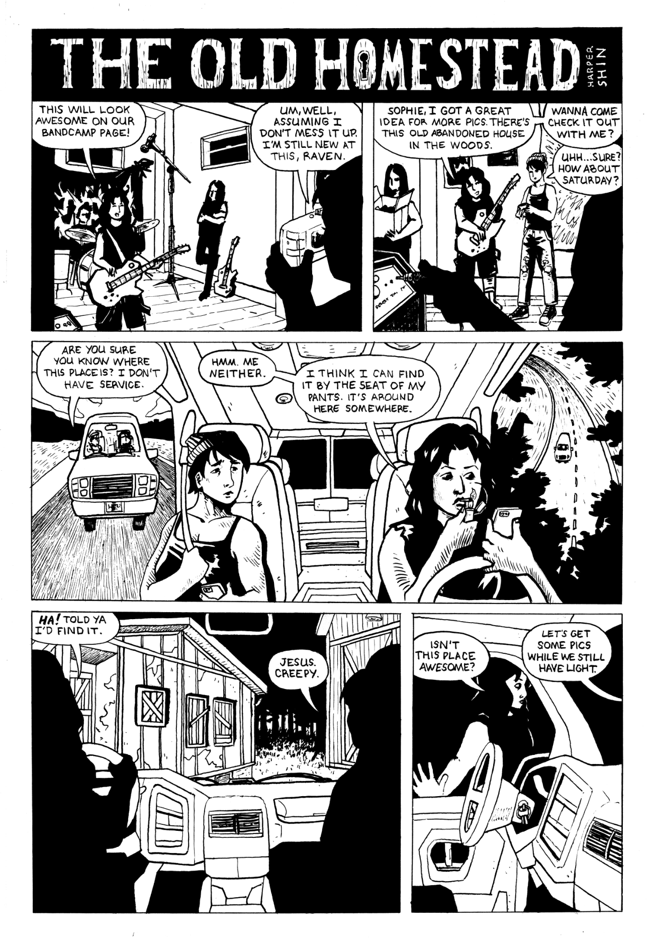 Excerpt from a short comic made for class